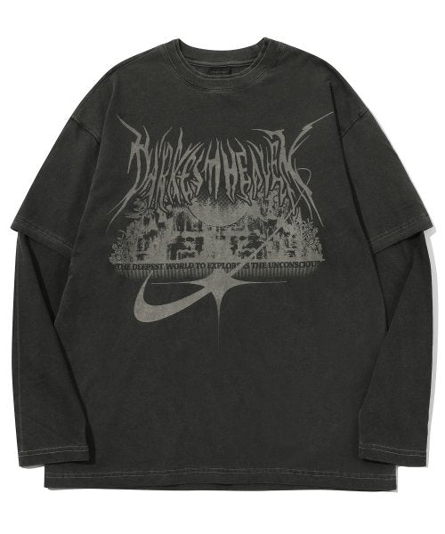 CPGN STUDIO VISIONARY Layered Pigment Long Sleeve Smoke