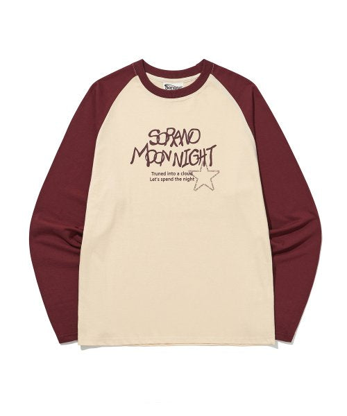 SORANO Moon Night Reglan L/S Tee