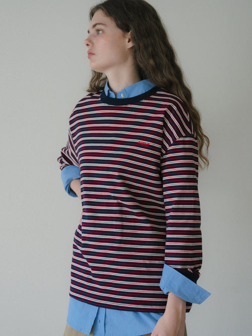 ANEDIT U Stripe Boxy T-Shirt