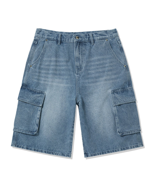 FILLUMINATE Washd denim Cargo Shorts