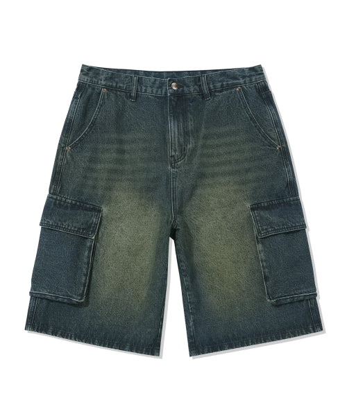 FILLUMINATE Washd denim Cargo Shorts