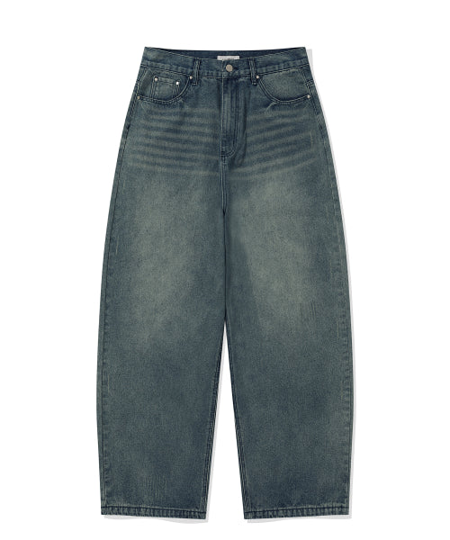 FILLUMINATE Damaged washed denim pants