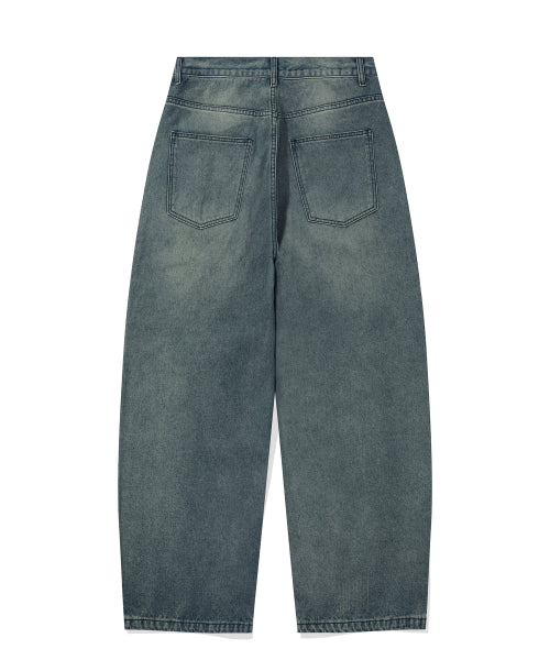 FILLUMINATE Damaged washed denim pants