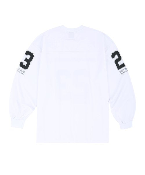 EASY NO EASY Long Sleeve Football Jersey